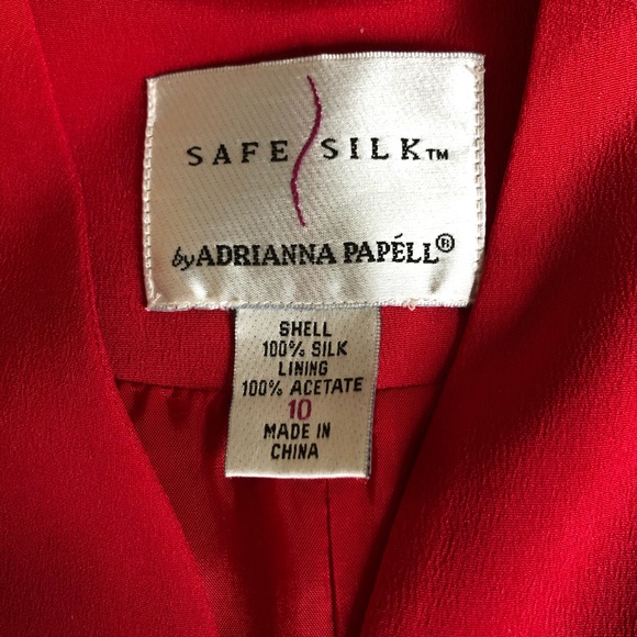 💕Host Pick - Adrianna Papell Safe Silk Dress / Fully Lined - Picture 3 of 8